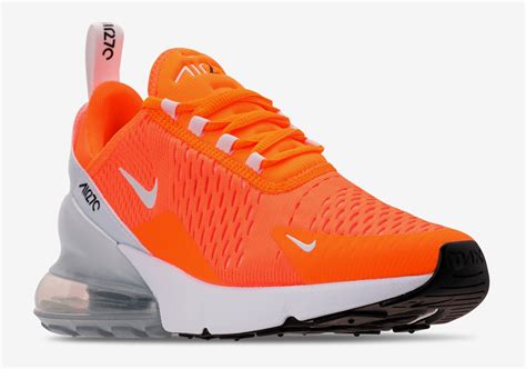 orange shoes nike air max